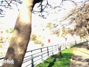 Double cumshot on holidays and public cumwalk with my fit girlfriend 9/16