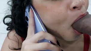 My boyfriend calls me at an inappropriate time, I'm busy with my stepbrother secretly.