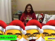 PETITE REDHEAD DOUBLE TEAMED by STEPDAD & STEPSON– SMALL SPANISH GIRL LOVES ROUGH SEX 6/16