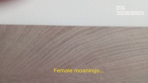 Trabajando en casa oigo a la vecina gimiendo alto y follando por el culo! Disparo una gran corrida