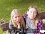 VIP4K. Sexy and horny lesbian Zlata Shine decided to fuck to get a job. Hot sex with Zlata Shine, Fa 5/16