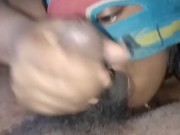 EBONY FREAK STARTED SUCKING FAT DICK THEN SHE WRAPS HER HUGE SOFT TITS AROUND BEFORE GOING BACK IN! 12/16