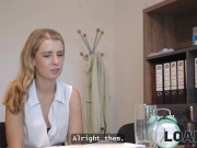 LOAN4K. Andrea is divorcing and cheating on her husband with a office dick. Hot sex with Andrea & St 3/16