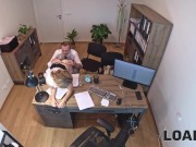 LOAN4K. Andrea is divorcing and cheating on her husband with a office dick. Hot sex with Andrea & St 6/16