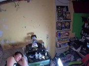 i snuck into stepmoms spot and stepdad fucked me before he realized and keep goin 9/16