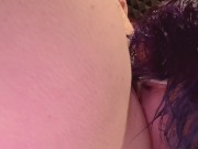 footjob & cumming into pussy