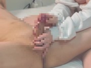 【マゾ男くん専用動画🐰💓】寸止め手コキし続けてたら痙攣し始めちゃったよ🥹💗 7/16