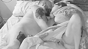 Stoking His Cock  - Then She Gets Creampied