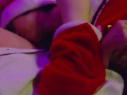 クリスマスコスプレのかわいい女の子の舌使いがエロすぎる たまらずマンコにしゃぶりつく 素人撮影 中出し フェラ オーガズム 6/16