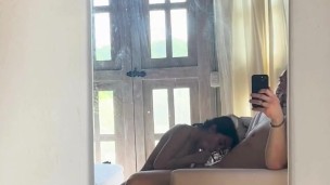 19 year old petite Colombiana sucks cock in island villa