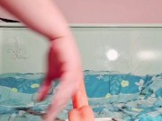 Luiza Borges de Vestidinho Sentando Deliciosamente na Rola 1/16