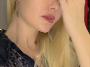 Risky public squirt while try on cute clothes 12/16