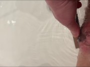 masturbating my pussy swollen with excitement in the bathroom 6/16