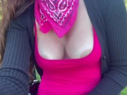 Italian Big Tits Milf Artemisia Love Slow Motion In the Woods Flashing big Tits OF@ArtemisiaLove101