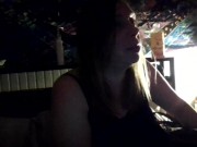 smoking chillin with gf and bestie enjoying my relapse 13/16