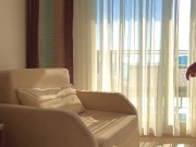 Stunning Blonde In Bikini Makes Him Cum In 2 Minutes On Hotel Chair (3x Perspectives) 🎀🏩