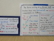 How many meters away did the ball land? 720p[JapanMath] 10/16