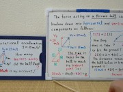 How many meters away did the ball land? 720p[JapanMath] 11/16