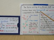 How many meters away did the ball land? 720p[JapanMath] 15/16