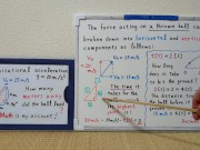 How many meters away did the ball land? 720p[JapanMath]