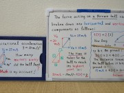 How many meters away did the ball land? 720p[JapanMath] 9/16