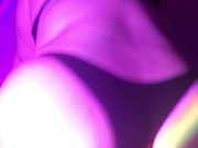 BBW rides dildo in thigh high socks 12/16