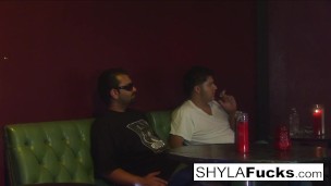 Sexy Shyla Stylez's hot threesome