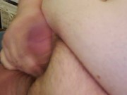 Chubby enby Blows off steam, jerks off, plays with body 12/16