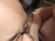 My sexy bbw wife sucking my cock and swallowing my cum