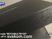 my stepbrother brought me a gift to reach maximum pleasure -SVAKOM JORDAN Review 1/16