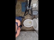 Nerdy Faery Standing Jeans Piss One Handed POV Blooper 15/16