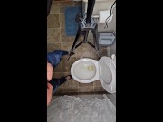Nerdy Faery Standing Jeans Piss One Handed POV Blooper 16/16