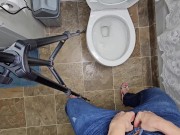 Nerdy Faery Standing Jeans Piss One Handed POV Blooper 7/16