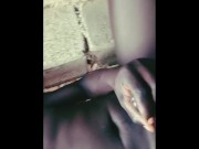 Real black dick out door massage 1/16