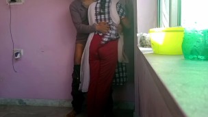 College girl and tution teacher doing fucking when no one in room