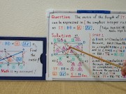 Find the ratio of length of ST to BD in the simplest integer ratio.720p[JapanMath] 15/16