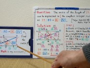 Find the ratio of length of ST to BD in the simplest integer ratio.720p[JapanMath] 16/16