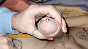 ARONCORA I W HAVE MY WIFE HAVE A THREE-HANDED HANDJOB AND I CUM LIKE A PIGGY