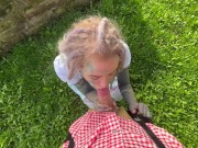 Outdoor fuck in the garden after Octoberfest 15/16