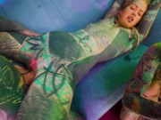 Crazy ANAL 4-some with 2 big dicks and 2 hot tattooed ANAL sluts 8/16