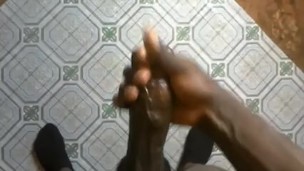 BIGGEST THICK COCK HANDJOB WHILE MOANING