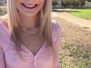 Petite Blonde Thea Summers Flashes Her Pussy And Fucks 1/16