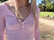 Petite Blonde Thea Summers Flashes Her Pussy And Fucks 2/16