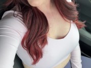 Almost Caught Masturbating Creamy Pussy in Public - Kayla Summers 5/16