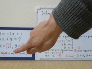 The simultaneous equations.2023 2nd half[JapanMath](lesbian) 1/16