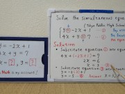 The simultaneous equations.2023 2nd half[JapanMath](lesbian) 10/16
