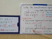 The simultaneous equations.2023 2nd half[JapanMath](lesbian) 12/16