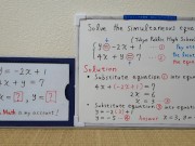 The simultaneous equations.2023 2nd half[JapanMath](lesbian) 13/16