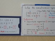 The simultaneous equations.2023 2nd half[JapanMath](lesbian) 3/16