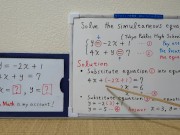 The simultaneous equations.2023 2nd half[JapanMath](lesbian) 7/16